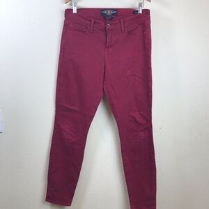 Lucky brand Sophia skinny  8/29 ankle faded Jeans